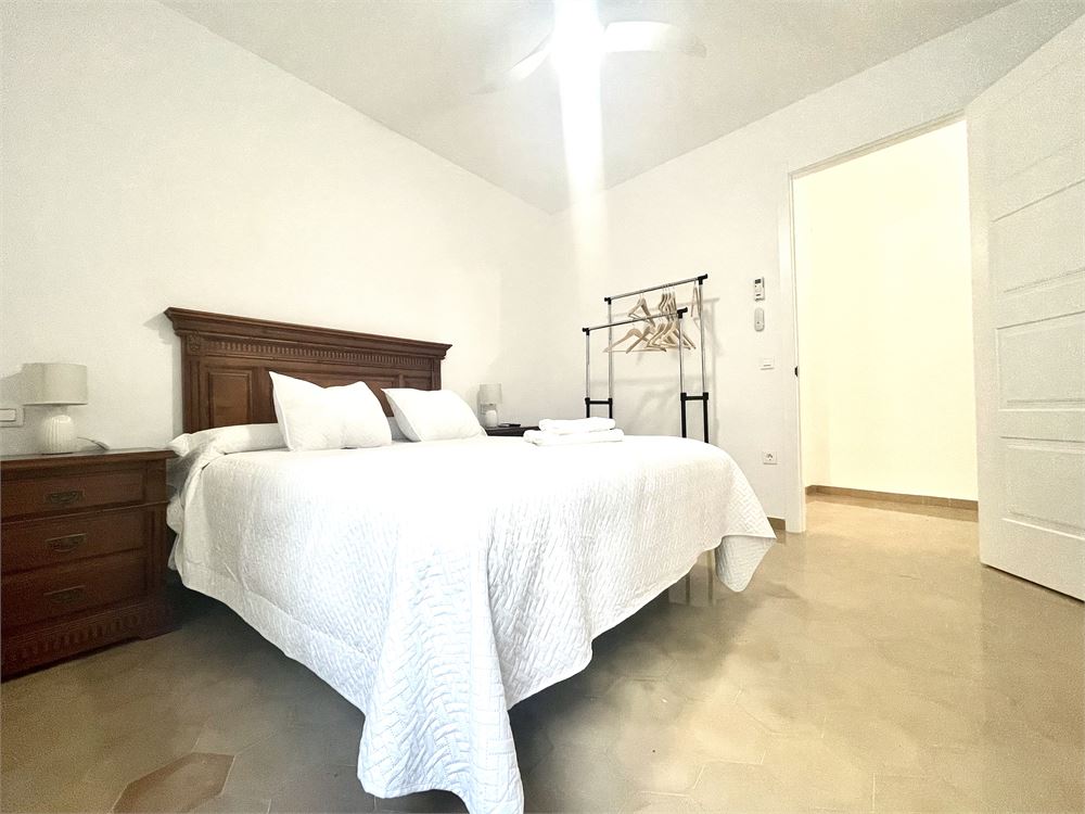 Dormitorio de apartamento en modelo de arrendamiento